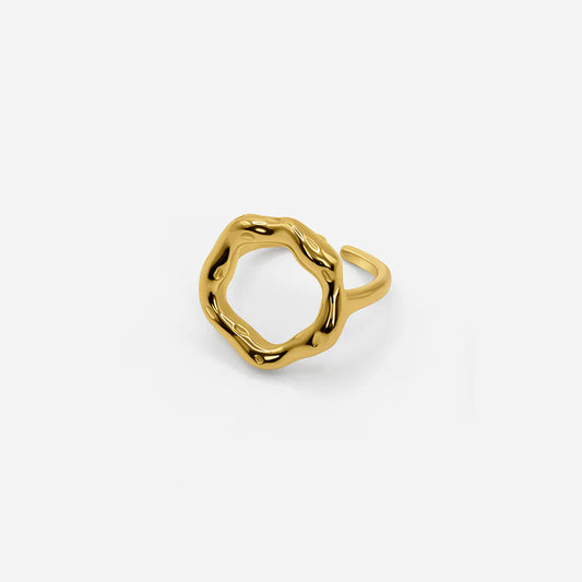 Rialou™: OPEN CIRCLE RING - GOLD