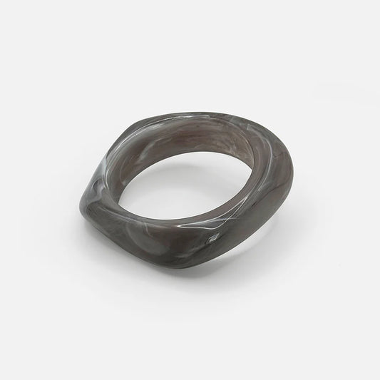 RiaLou™: ACRYLIC BANGLE - GRIGIO