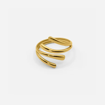 Rialou™: ADJUSTABLE OPENING RING - GOLD