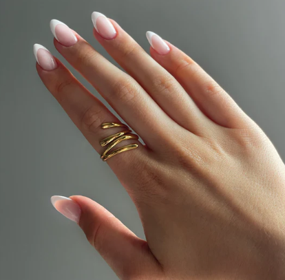 Rialou™: ADJUSTABLE OPENING RING - GOLD