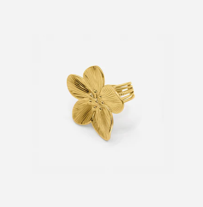 Rialou™: GOLDEN FLOWER RING